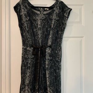 Snake print dress